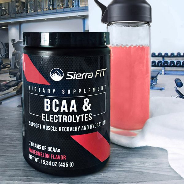 Comprar Sierra Fit, BCAA e Eletrólitos, 7G de BCAAs, Melancia, 435 g (15,34 oz) - Imagem 5