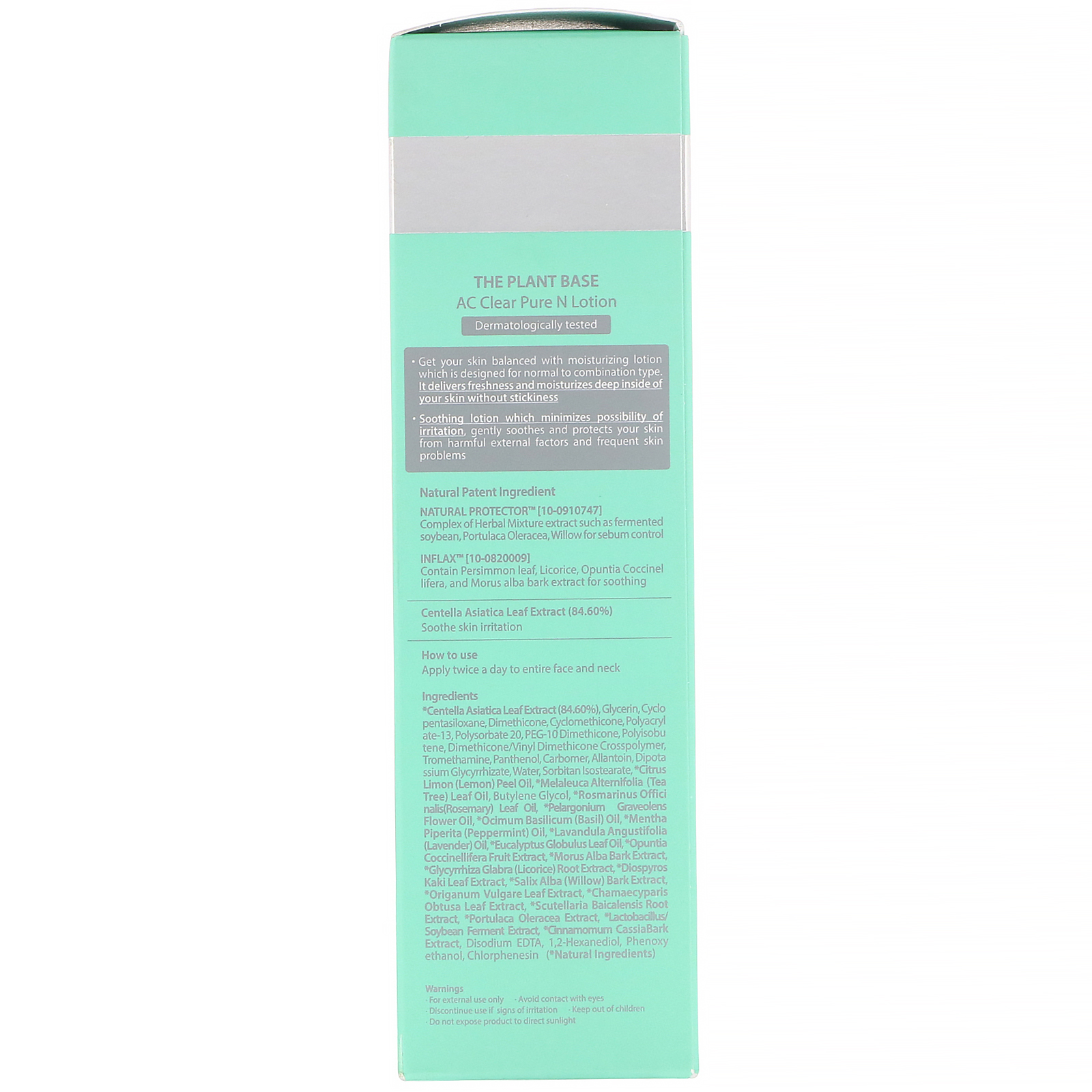 Comprar The Plant Base, AC Clear, Loção Pure N, 150 ml (5,07 fl oz) - Imagem 3