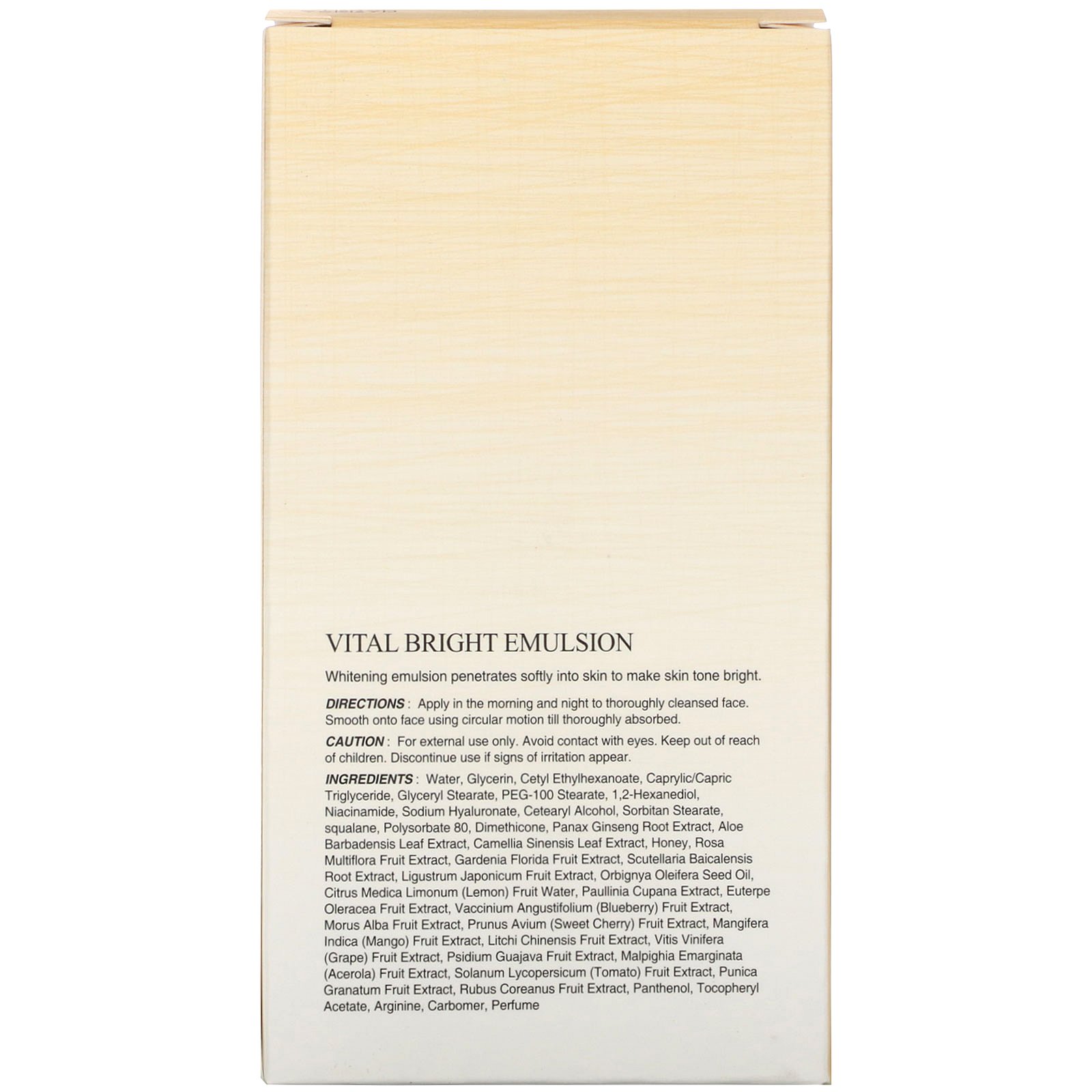 Comprar The Skin House, Vital, Emulsão Clareadora, 130 ml - Imagem 3