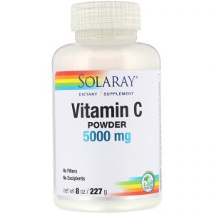 Comprar Solaray, Vitamin C Powder, 5,000 mg, 8 oz (227 g)