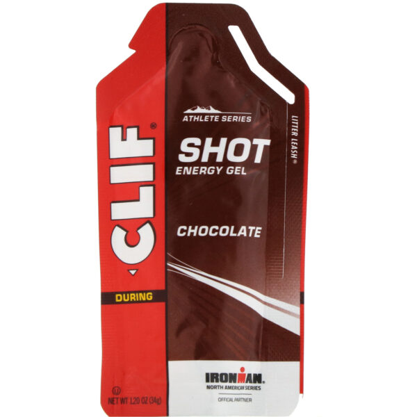 Comprar Clif Bar, Dose de Gel Energizante, Chocolate, 24 Pacotes, 1.2 oz (34 g) Cada - Imagem 4