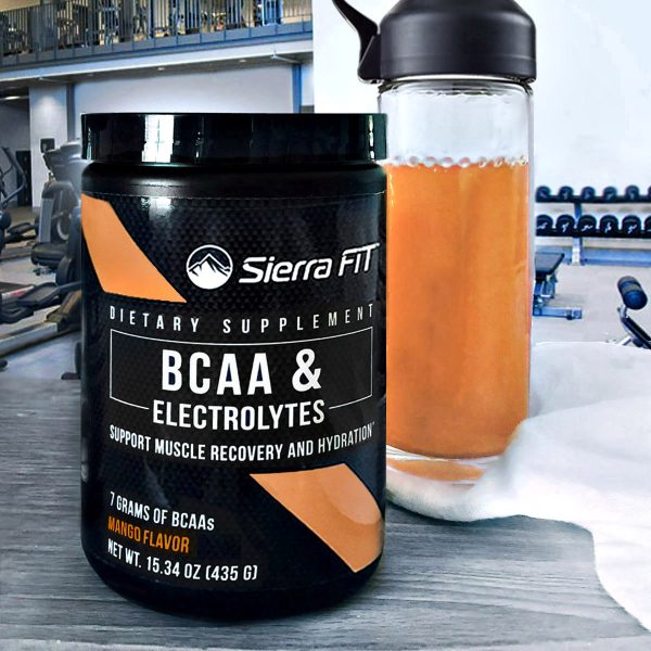 Comprar Sierra Fit, BCAA e Eletrólitos, 7 G de BCAAs, Manga, 435 g (15,34 oz) - Imagem 5