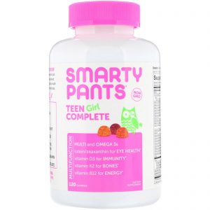 Comprar SmartyPants, Teen Girl Complete, Lemon Lime, Mixed Berry, and Sour Apple, 120 Gummies