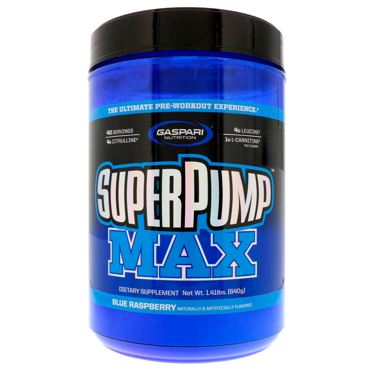 Comprar Gaspari Nutrition, Máximo SuperImpulso, Framboesa Azul Refrescante, 1.41 lbs (640 g)