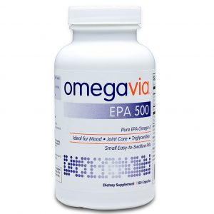 Comprar OmegaVia, EPA 500, Ômega-3 EPA Pura, 120 Cápsulas