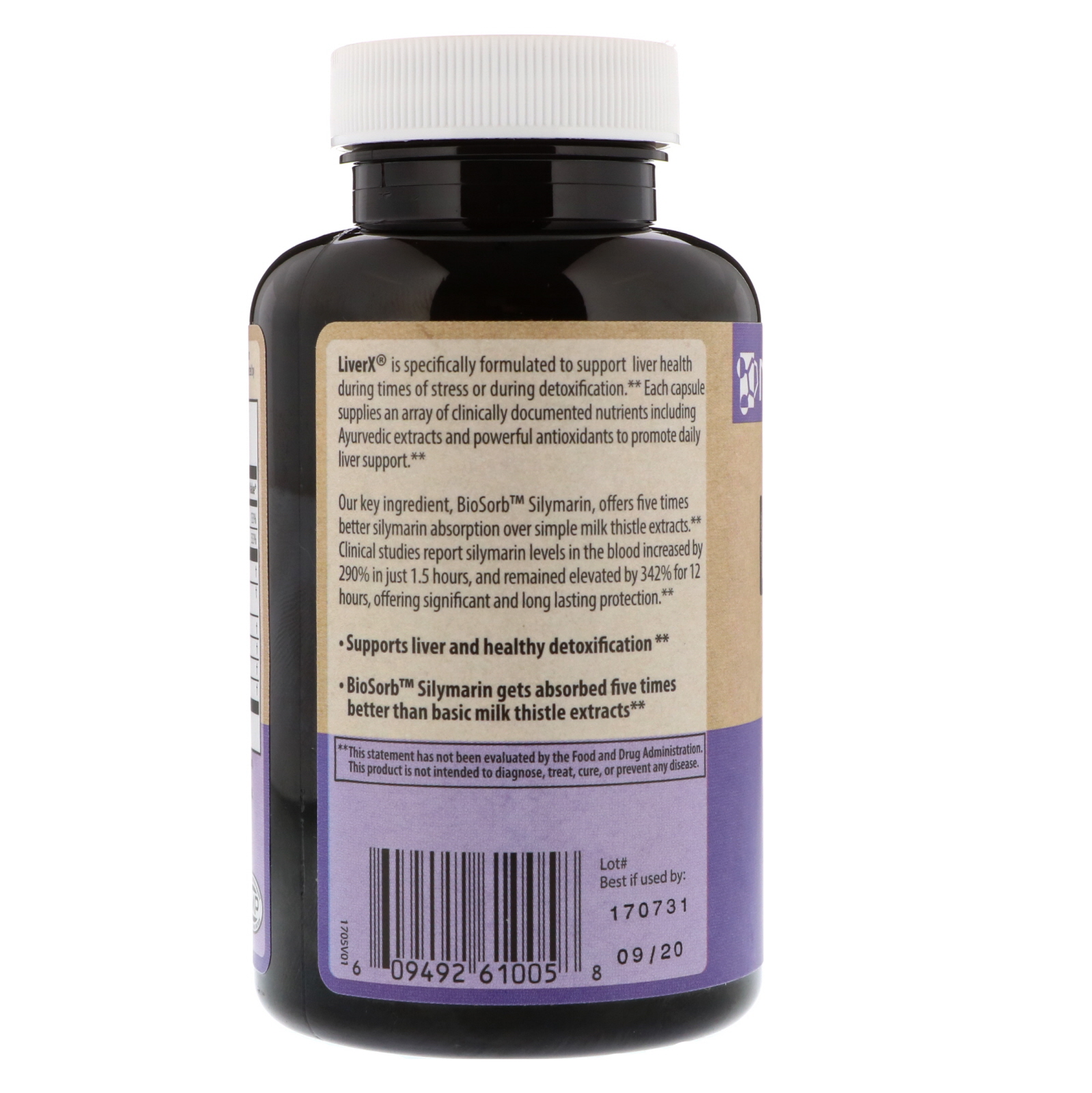 Comprar MRM, Liver X com BioSorb, 60 cápsulas vegetarianas - Imagem 3