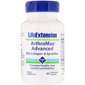 Comprar Life Extension, ArthroMax Advanced, NT2 Collagen & ApresFlex, 60 Cápsulas Vegetais