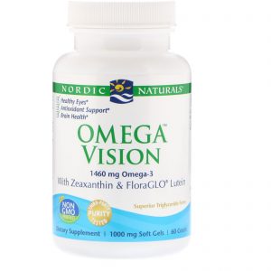 Comprar Nordic Naturals, Omega Vision, 1000 mg, 60 Cápsulas Gelatinosas