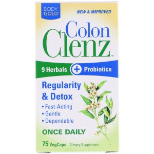 Comprar BodyGold, Colon Clenz, 75 Cápsulas Vegetais