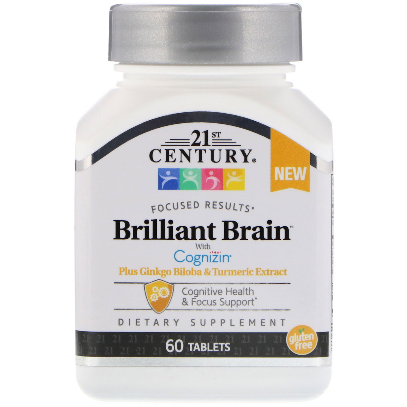 Comprar 21st Century, Brilliant Brain, 60 Tablets - Imagem 3