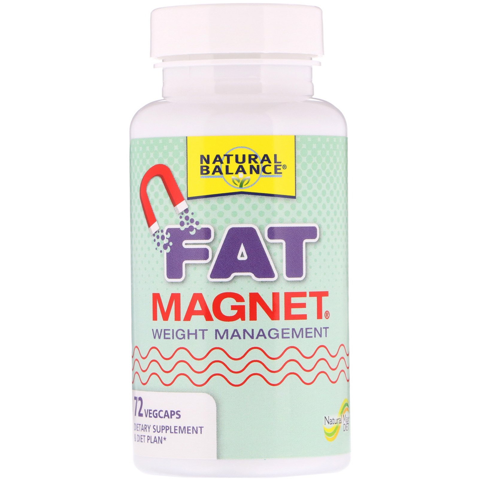 Comprar Natural Balance, Imã de Gordura, gerenciamento do peso, 72 cápsulas vegetais - Imagem 3