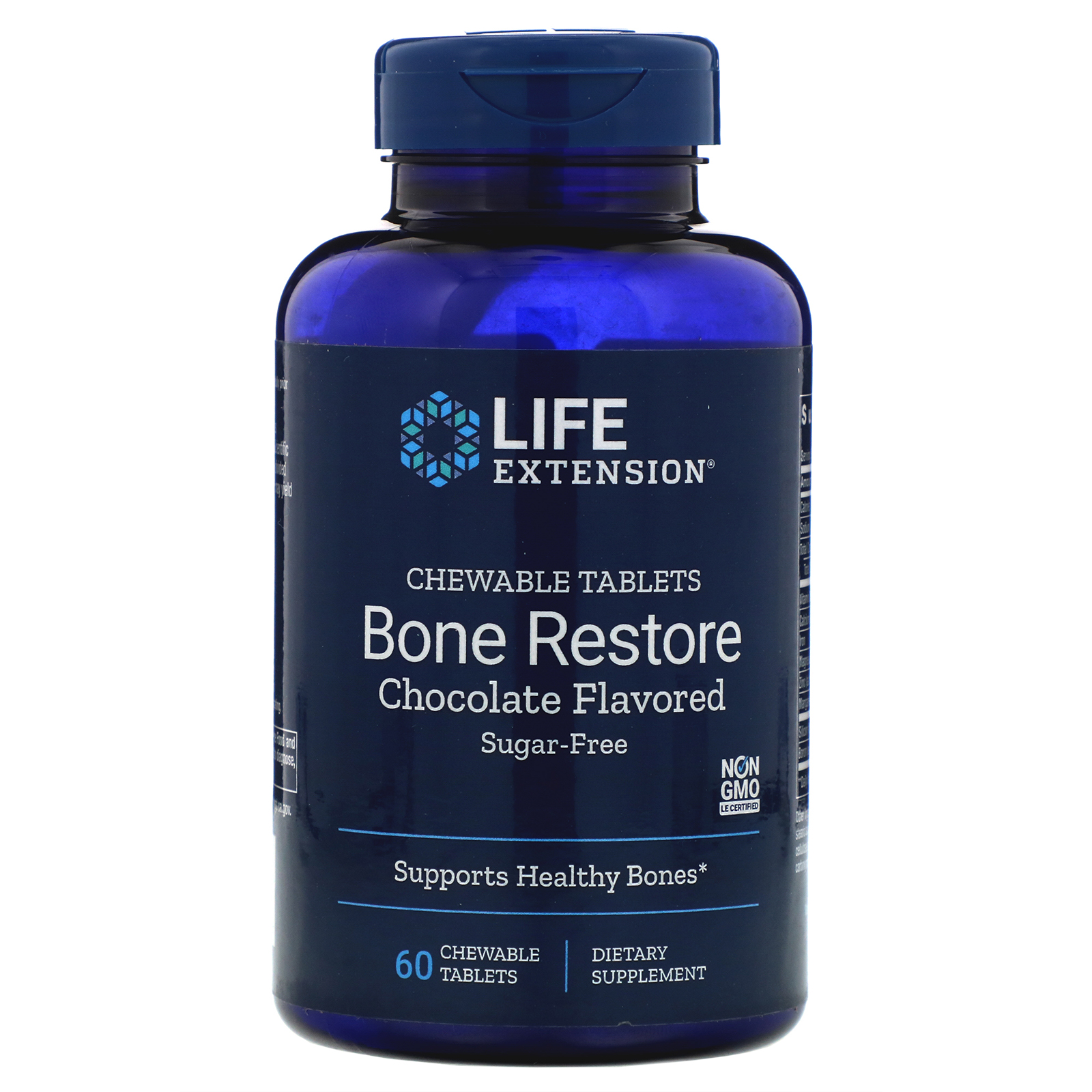 Comprar Life Extension, Bone Restore, Sugar-Free, Chocolate, 60 Chewable Tablets