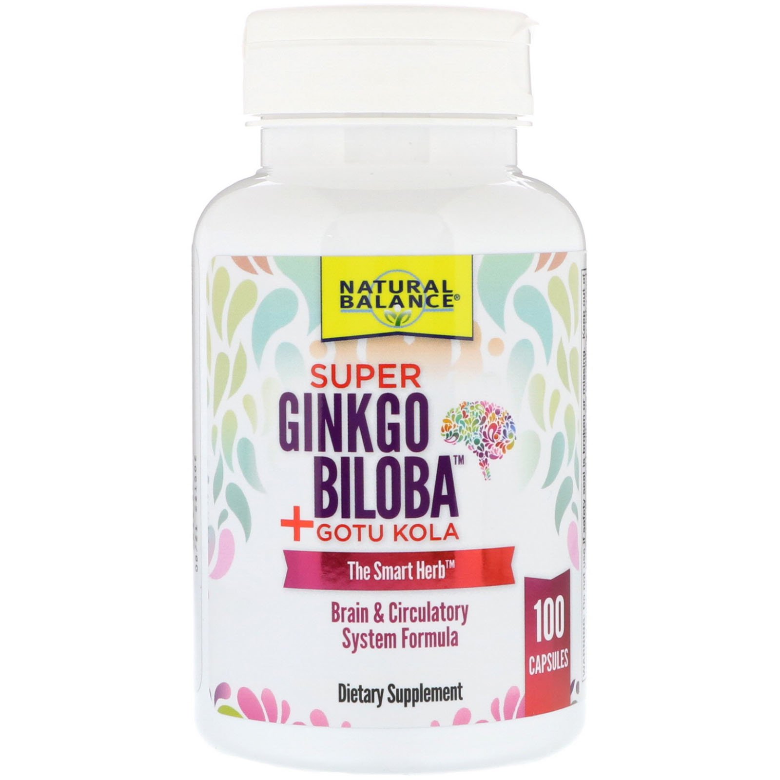 Comprar Natural Balance, Super Ginkgo Biloba + Gotu Kola, 100 Cápsulas - Imagem 3