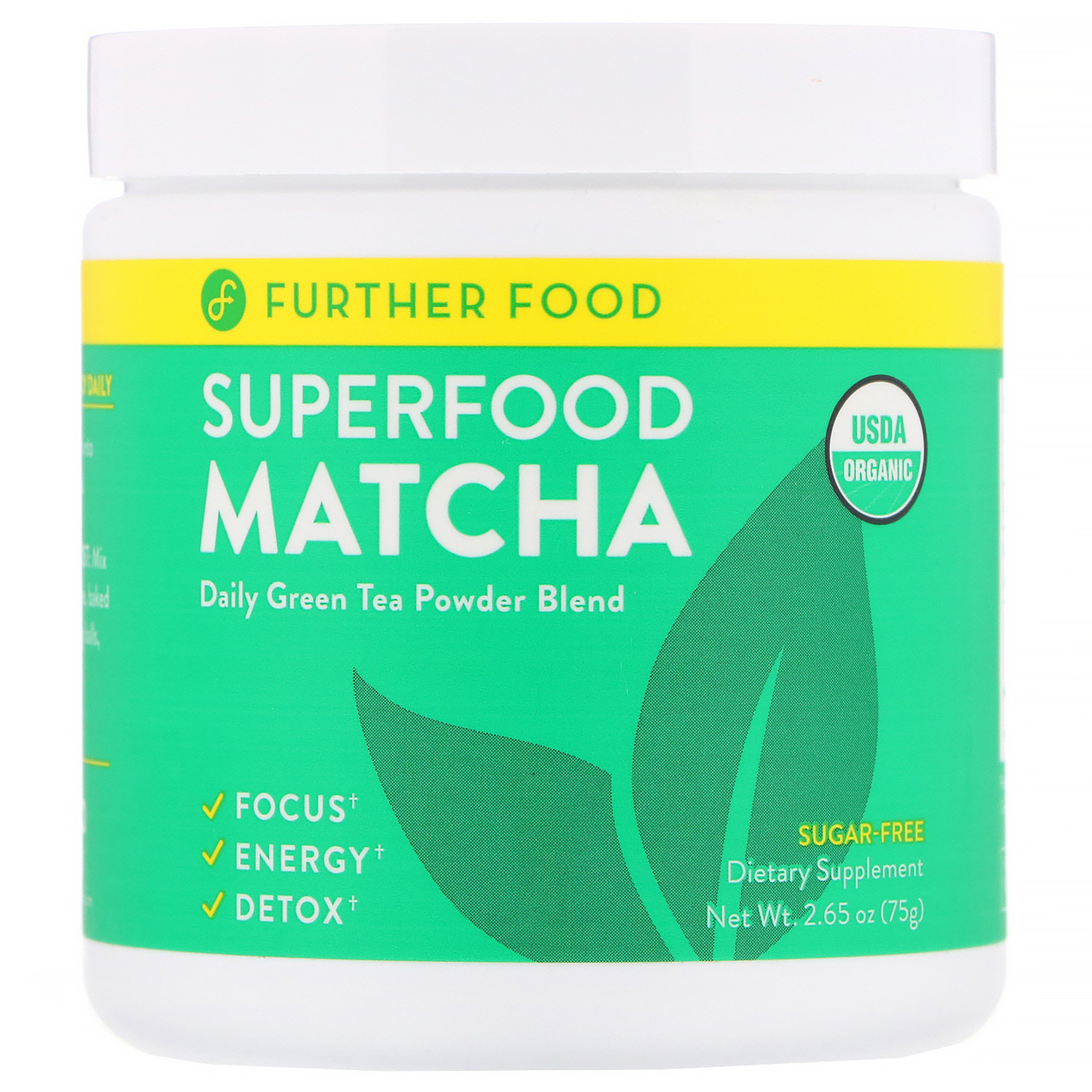 Comprar Further Food, Superalimento Matcha, 75 g (2,65 oz)