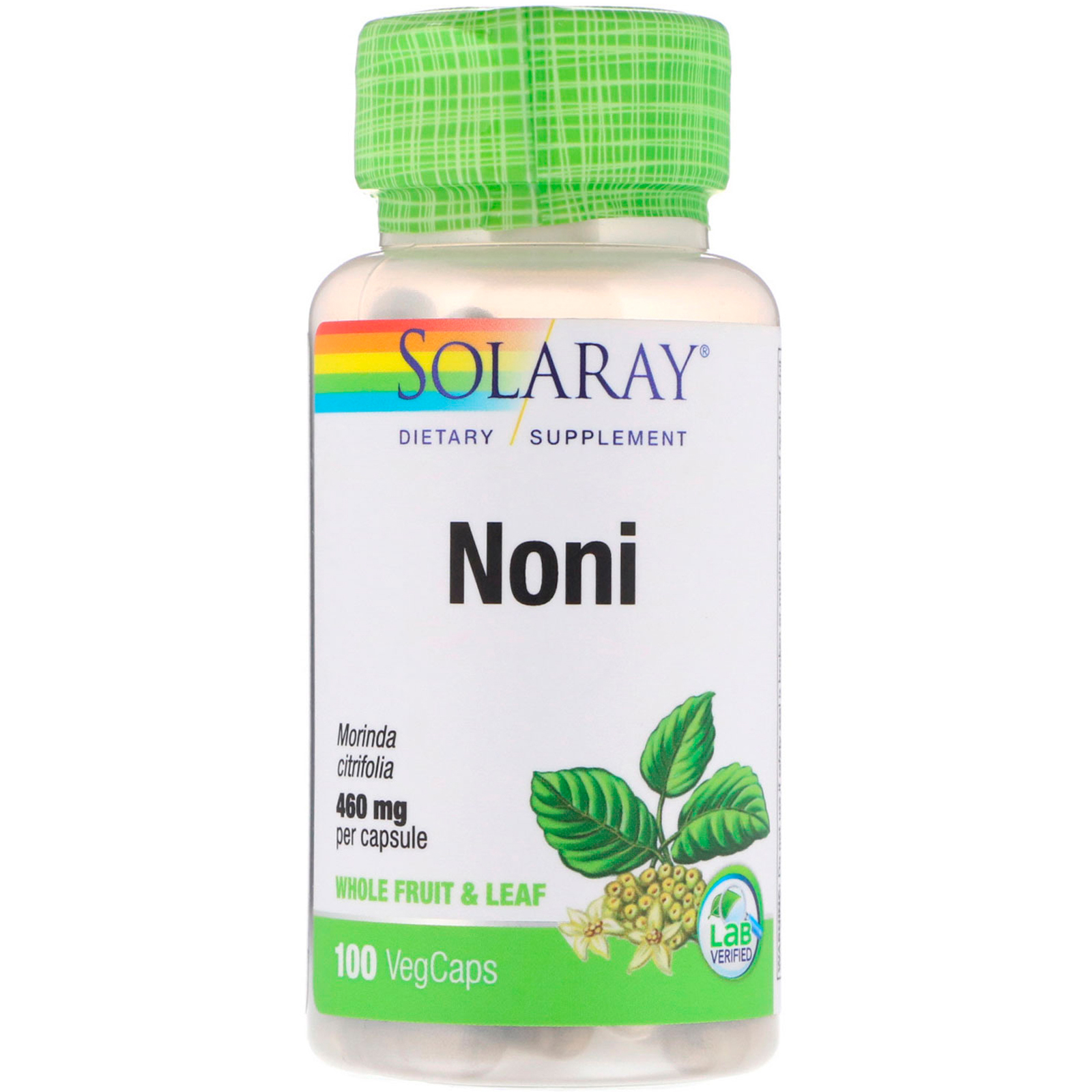 Comprar Solaray, Noni, 100 Cápsulas Vegetais
