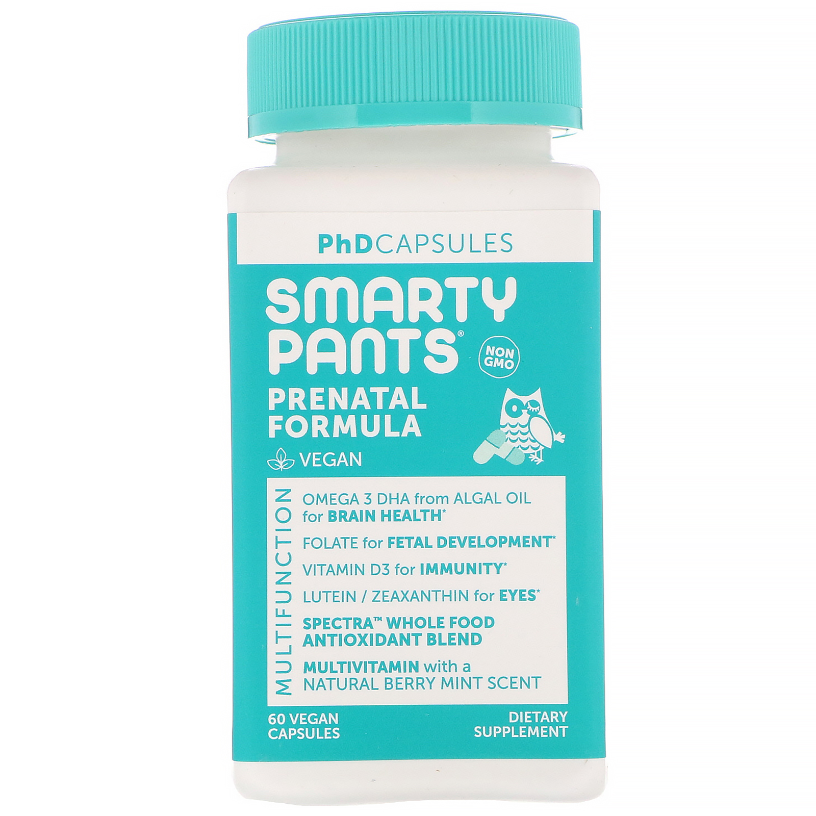 Comprar SmartyPants, Cápsulas PhD, Fórmula para Pré-Natal, 60 Cápsulas Veganas