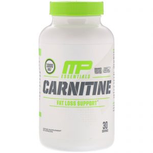 Comprar MusclePharm, Carnitina, Auxílio para Perda de Gordura, 60 Cápsulas