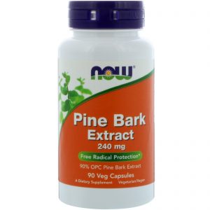 Comprar Now Foods, Extrato de Casca de Pinho, 240 mg, 90 Cápsulas Vegetarianas