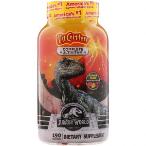 Comprar L'il Critters, Complete Multivitamin Gummies, Jurassic World, Natural Fruit Flavors, 190 Gummies