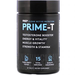 Comprar RSP Nutrition, Prime-T, Reforço de Testosterona, 60 Comprimidos