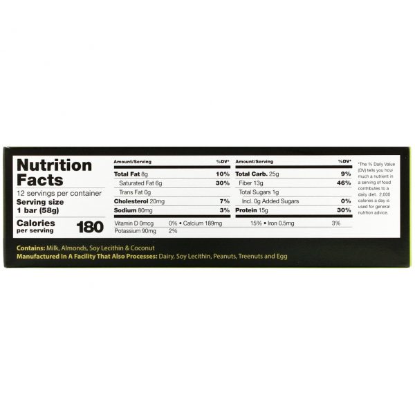 Comprar Dr. Murray's, Superfoods Protein Bars, Tropical Smoothie Dessert, 12 Bars, 2.05 oz (58 g) Each - Imagem 4