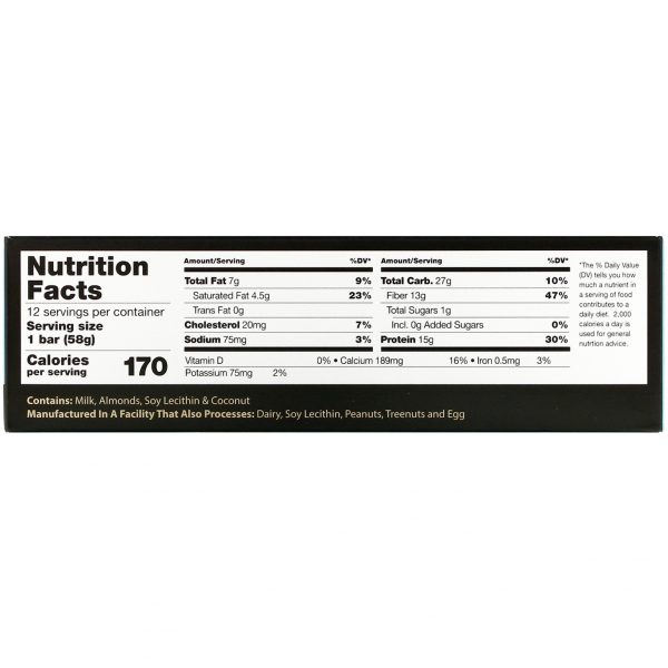 Comprar Dr. Murray's, Superfoods Protein Bars, Cookie Dough Delight, 12 Bars, 2.05 oz (58 g) Each - Imagem 4