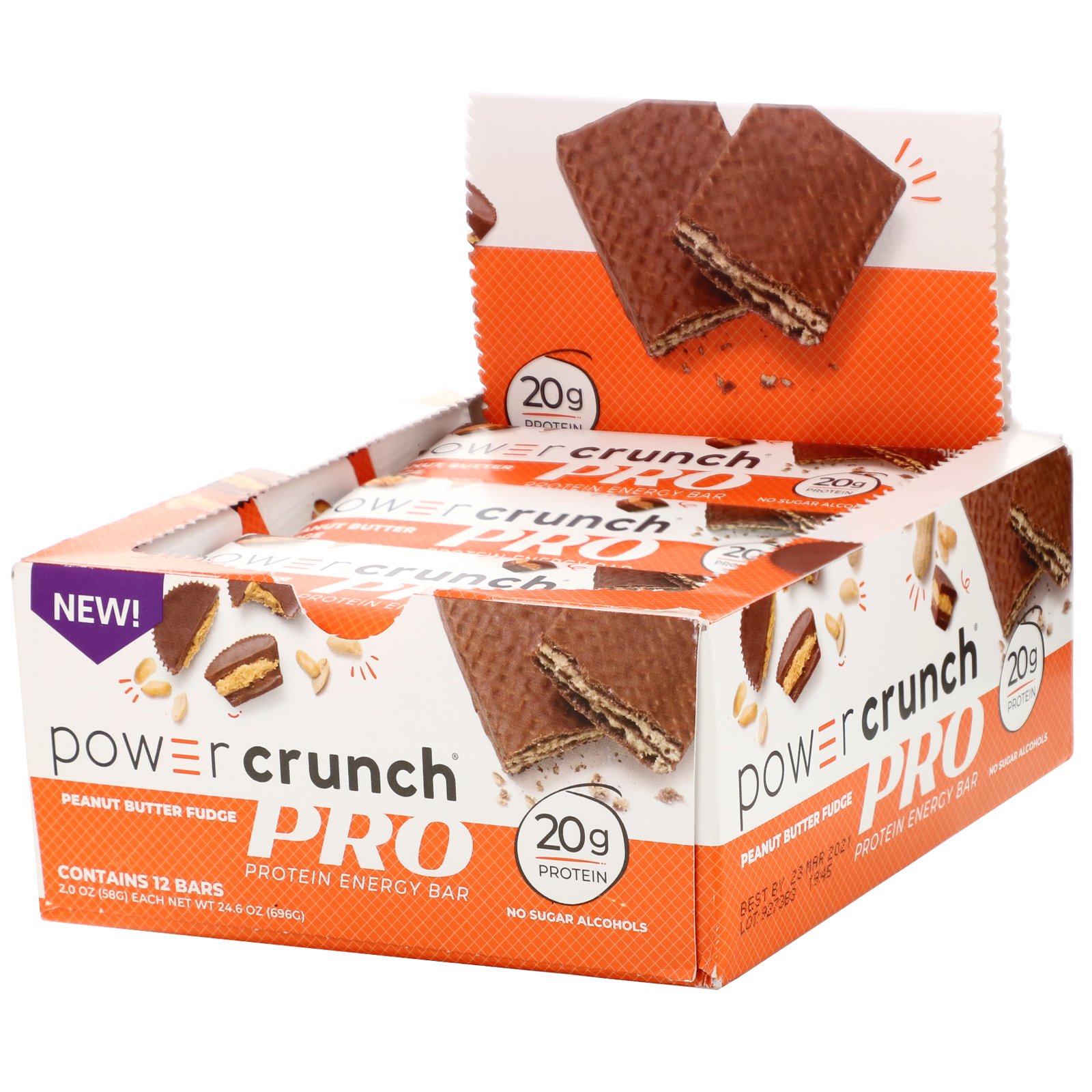 Comprar BNRG, Power Crunch Protein Energy Bar, PRO, Peanut Butter Fudge, 12 Bars, 2 oz (58 g) Each
