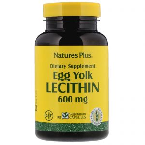 Comprar Nature's Plus, Lectina de Gema de Ovo, 600 mg, 90 Cápsulas Vegetarians