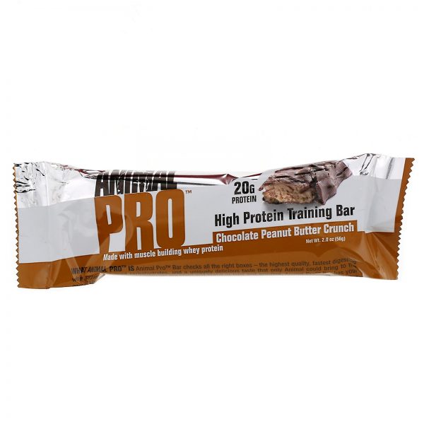 Comprar Universal Nutrition, Animal Pro, High Protein Training Bar, Chocolate Peanut Butter Crunch, 12 Bars, 2.0 oz (56 g) - Imagem 4
