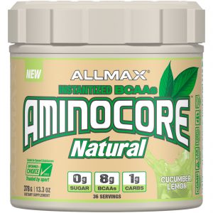 Comprar ALLMAX Nutrition, AMINOCORE Natural, Instantized BCAAs, Cucumber Melon, 13.3 oz (378 g)