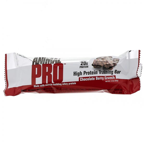 Comprar Universal Nutrition, Animal Pro, High Protein Training Bar, Chocolate Berry Crunch, 12 Bars, 2.2 oz (62 g) - Imagem 4