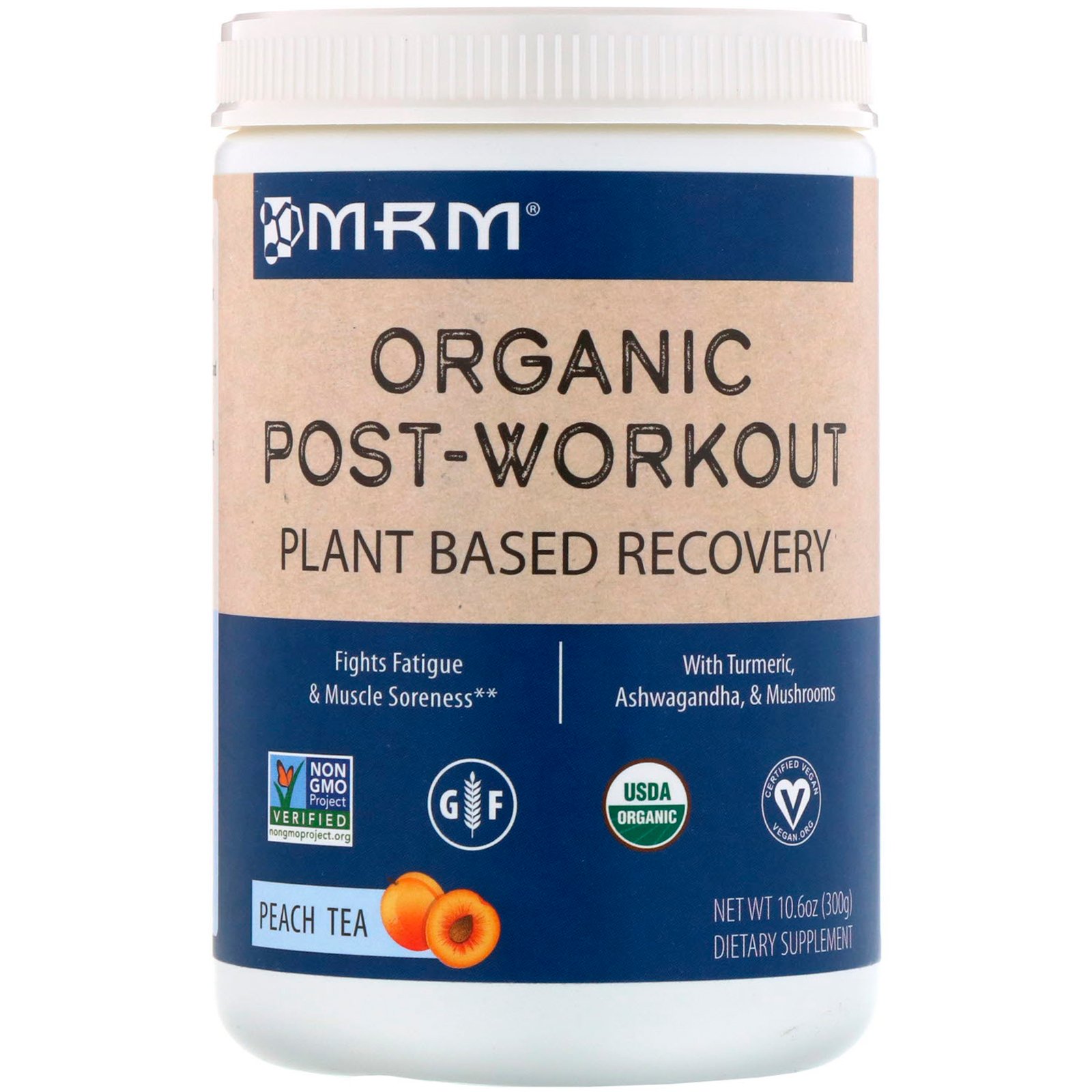 Comprar MRM, Pré-Treino Orgânico, Chá de Pêssego, 10,6 oz (300 g)