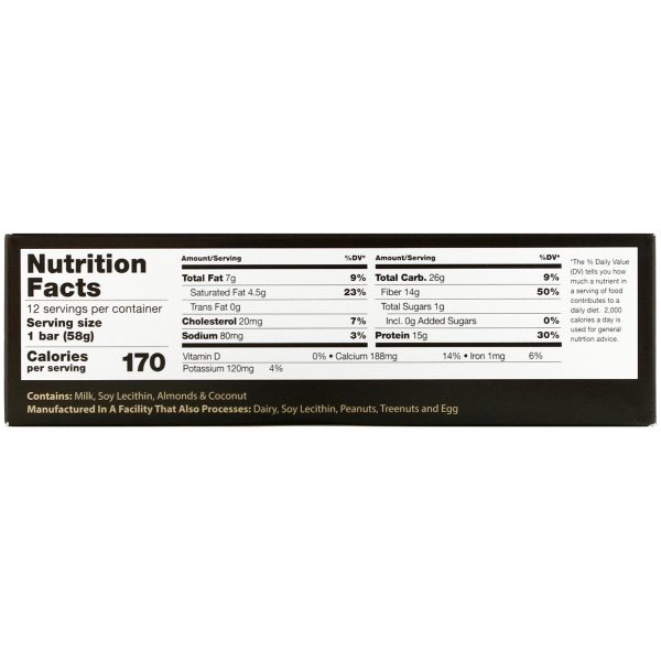Comprar Dr. Murray's, Superfoods Protein Bars, Double Chocolate Treat, 12 Bars, 2.05 oz (58 g) Each - Imagem 4