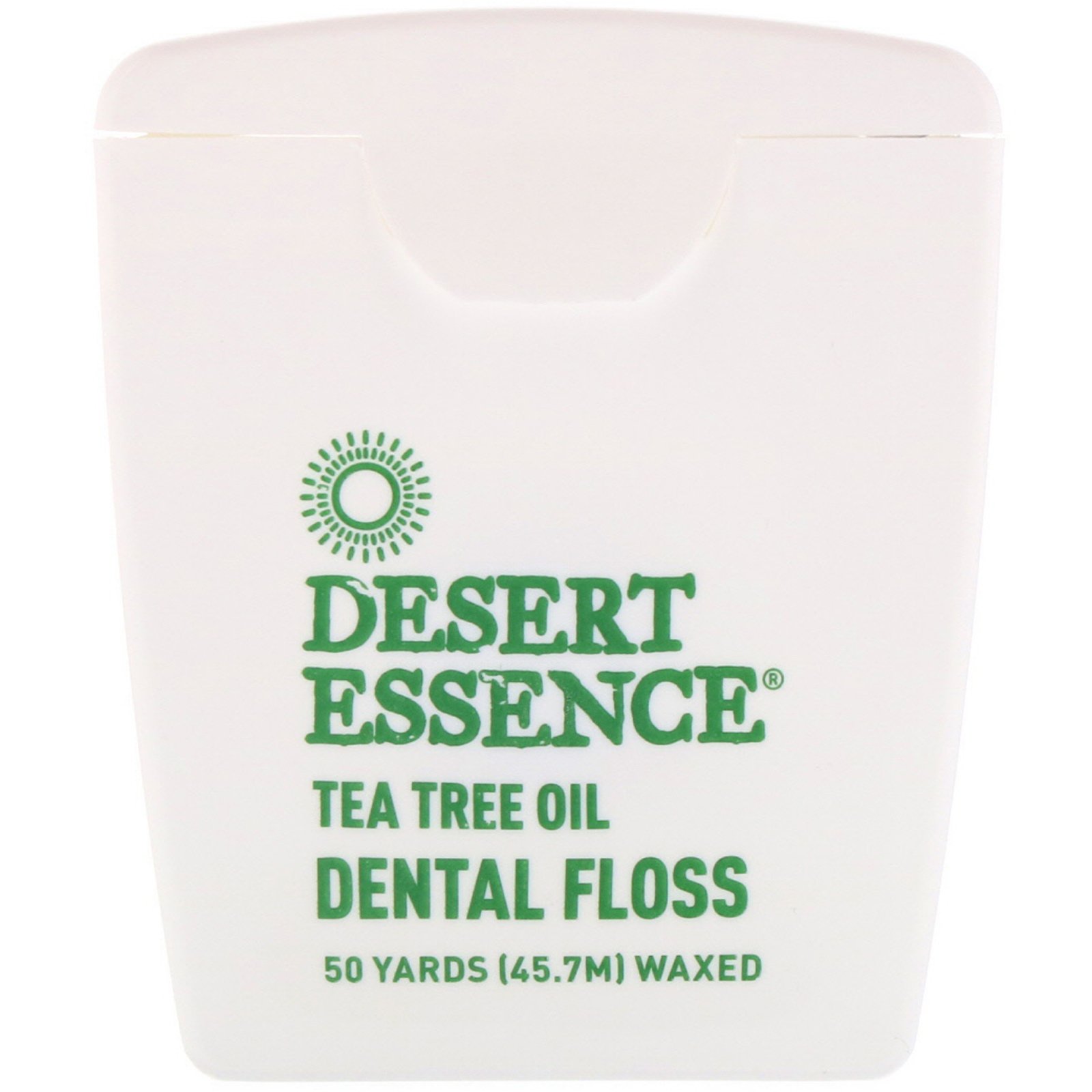 Comprar Desert Essence, Fio Dental de Óleo da Árvore do Chá, Encerado, 45,7 m (50 Jardas)