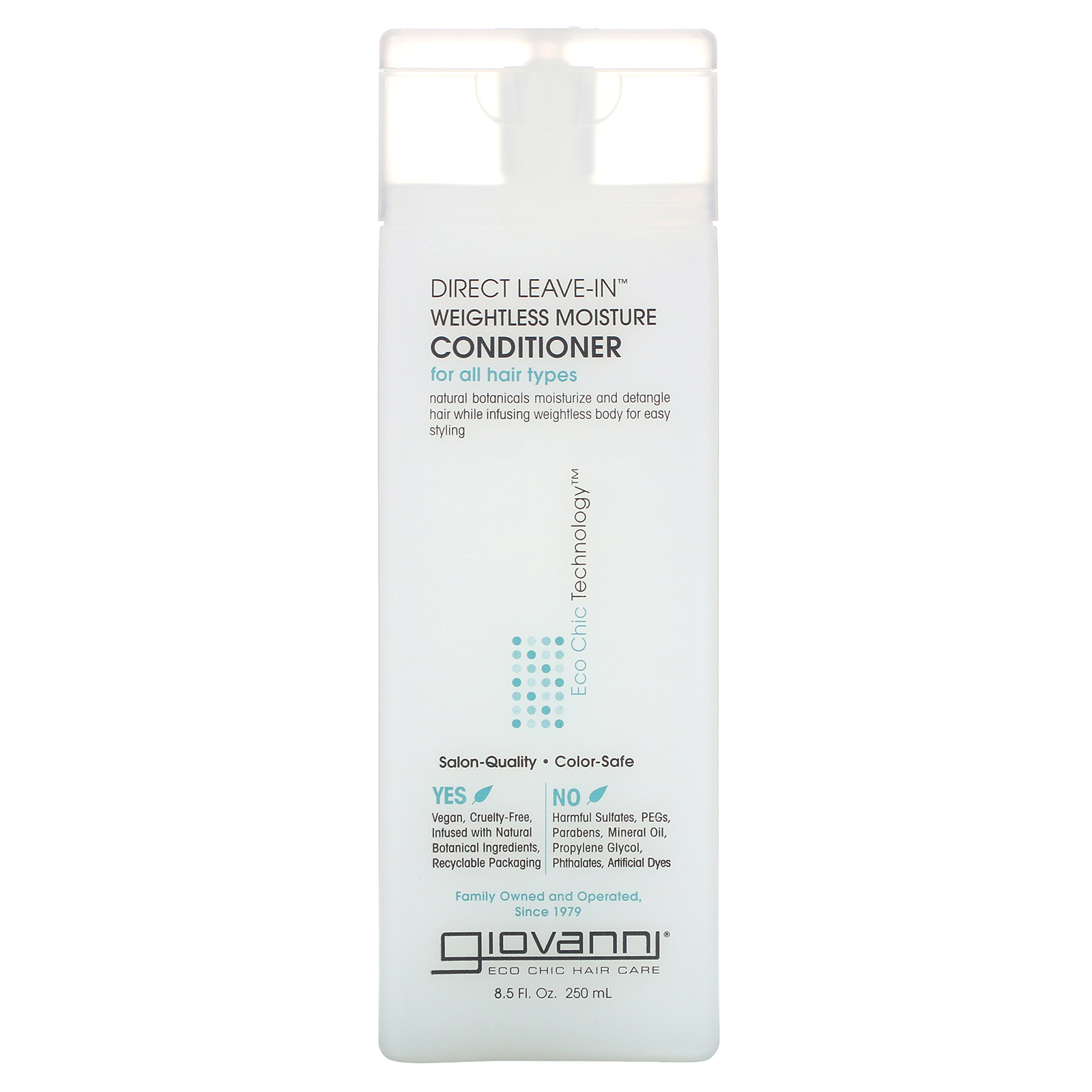 Comprar Giovanni, Condicionador de Hidratação Leve Sem Enxágue Direto, 250 ml (8,5 fl oz)