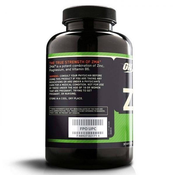 Comprar ZMA Optimum Nutrition 180 Cápsulas - Imagem 4