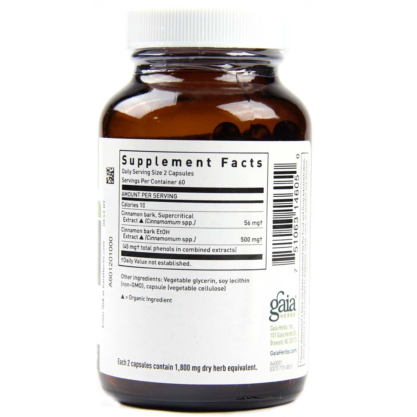 Comprar Gaia Herbs, Casca de Canela - 120 Phyto-Cápsulas Líquidas Vegetarianas - Imagem 2