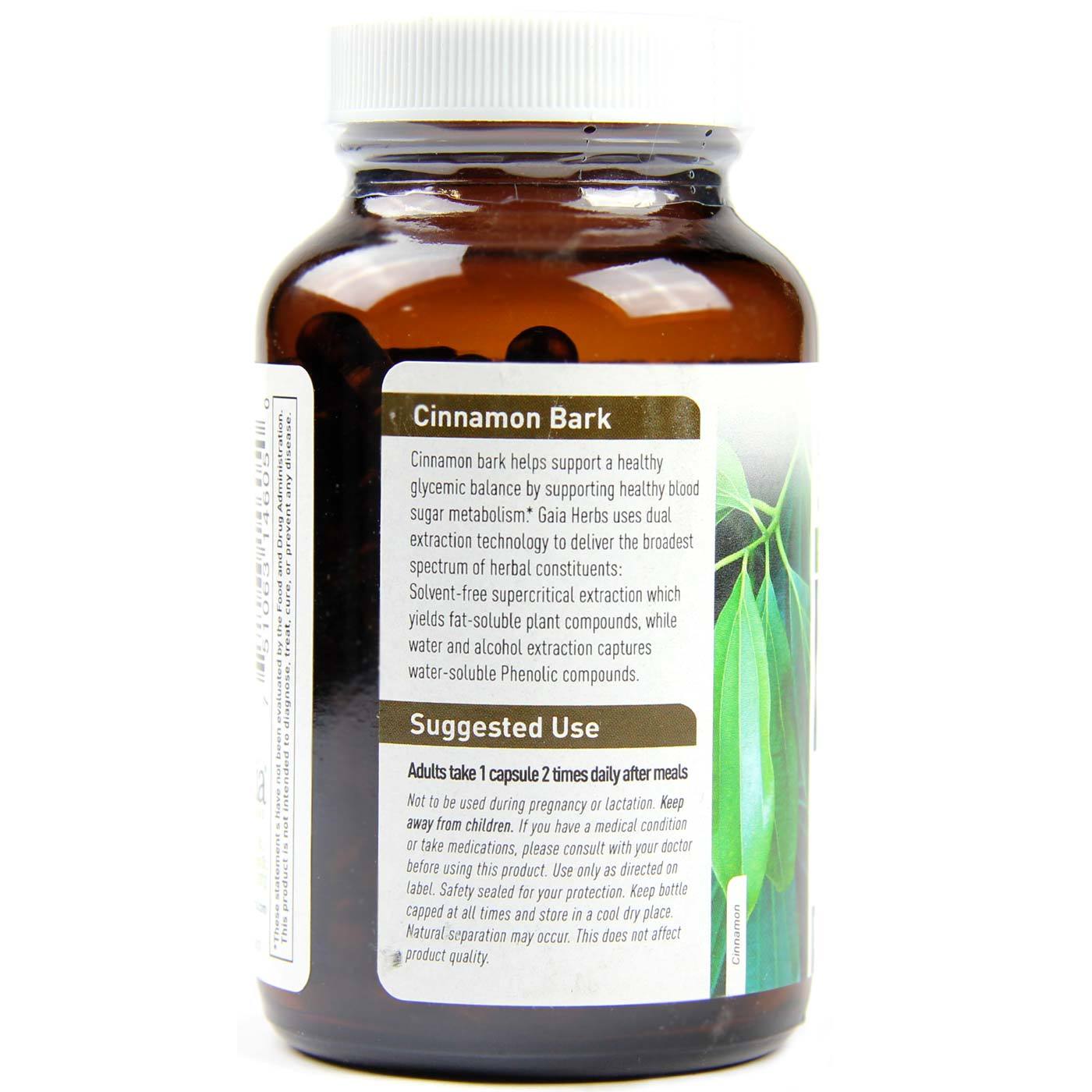 Comprar Gaia Herbs, Casca de Canela - 120 Phyto-Cápsulas Líquidas Vegetarianas - Imagem 3
