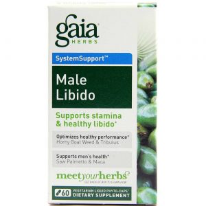 Comprar Gaia Herbs, Libido Masculino - Sistema de Suporte - 60 Cápsulas Vegetarianas