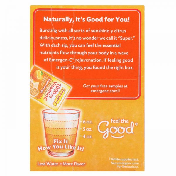 Comprar Alacer, Emergen-C Super Laranja - 30 Pacotes - Imagem 6