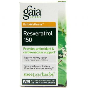 Comprar Gaia Herbs, Resveratrol 150 - 50 Fito-Cápsulas Vegetarianas