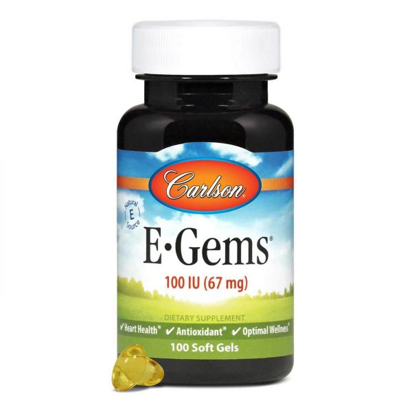 Comprar Carlson Labs, E-Gems 100 IU - 100 Cápsulas em Gel - Imagem 4