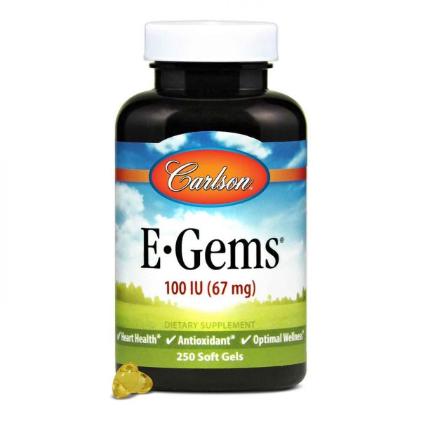 Comprar Carlson Labs, E-Gems® 100 IU - 250 Cápsulas em Gel - Imagem 4
