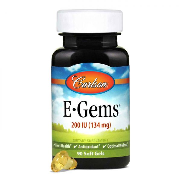 Comprar Carlson Labs, E-Gems® 200 IU - 90 Cápsulas em Gel - Imagem 4