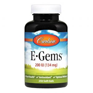 Comprar Carlson Labs, E-Gems® 200 IU - 250 Cápsulas em Gel