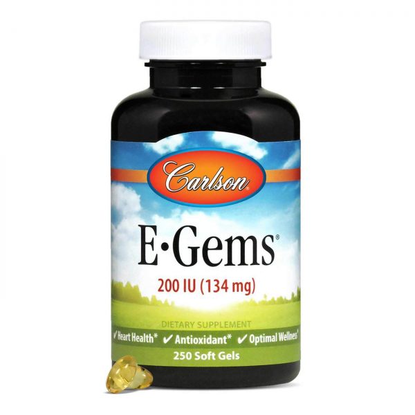 Comprar Carlson Labs, E-Gems® 200 IU - 250 Cápsulas em Gel - Imagem 4