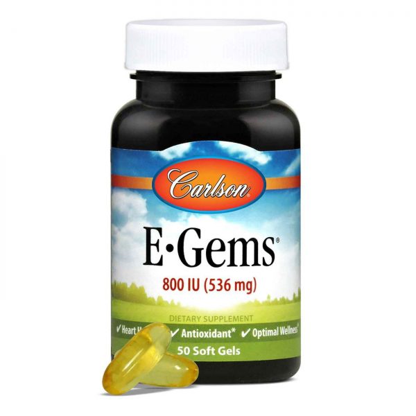 Comprar Carlson Labs, E-Gems® 800 IU - 50 Cápsulas em Gel - Imagem 4