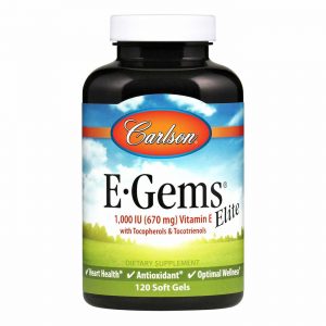 Comprar Carlson Labs, E-Gems® Elite 1,000 IU - 120 Cápsulas em Gel