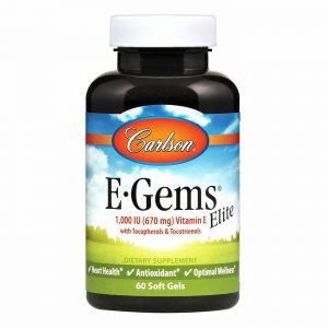 Comprar Carlson Labs, E-Gems Elite 1,000 IU - 60 Cápsulas em Gel
