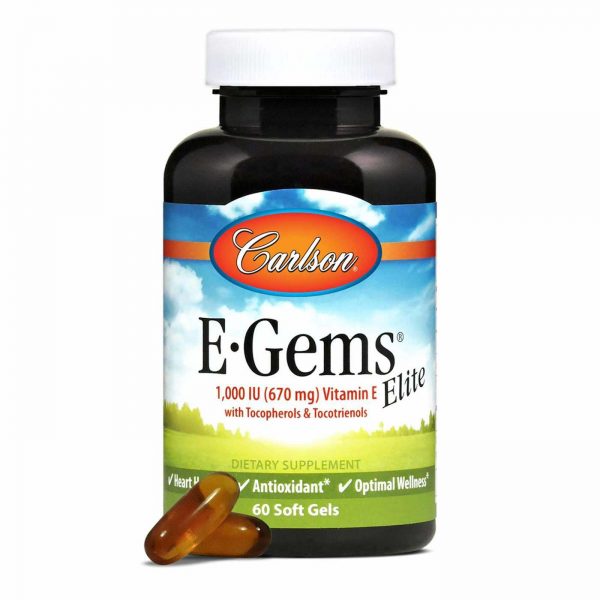 Comprar Carlson Labs, E-Gems Elite 1,000 IU - 60 Cápsulas em Gel - Imagem 5